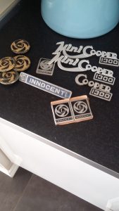 innocenti cooper 1300 emblems